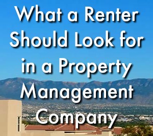 What a Renter Should Look for in a Property Management Company